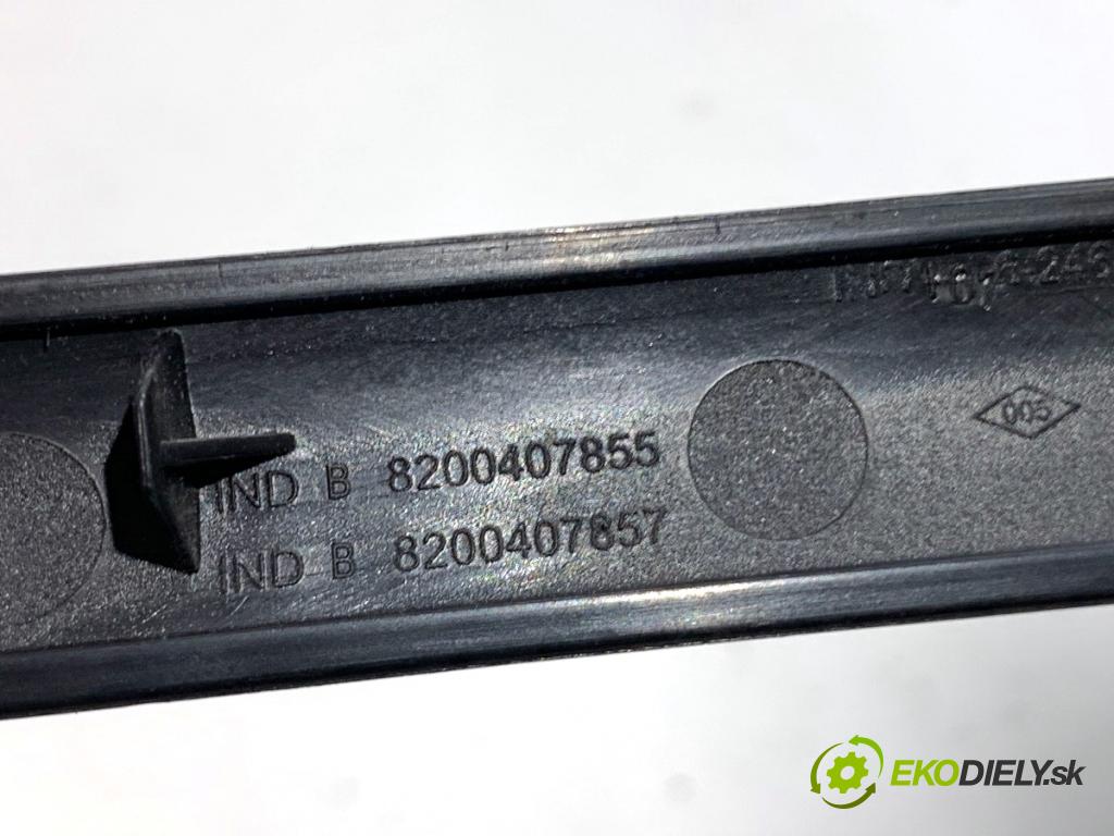 RENAULT CLIO III liftback 2006 50 kW 1.5 dCi (C/BR0G, C/BR1G) 1461 lišty kryt 8200407876 8200407855 (Lišta)