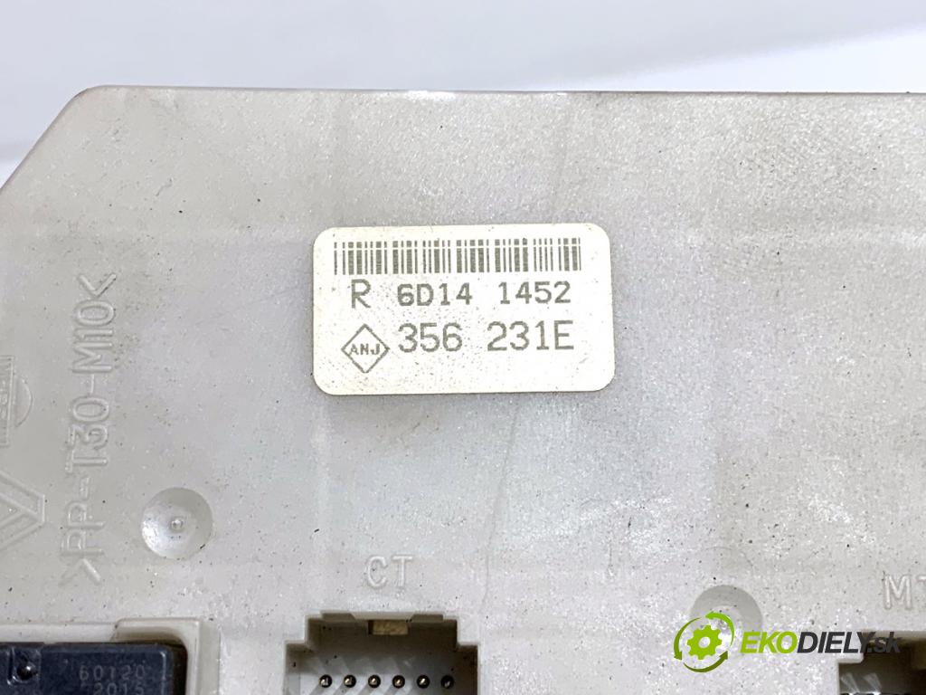 RENAULT CLIO III liftback 2006 50 kW 1.5 dCi (C/BR0G, C/BR1G) 1461 modul BSI 356231E (Pojistková skříňka)