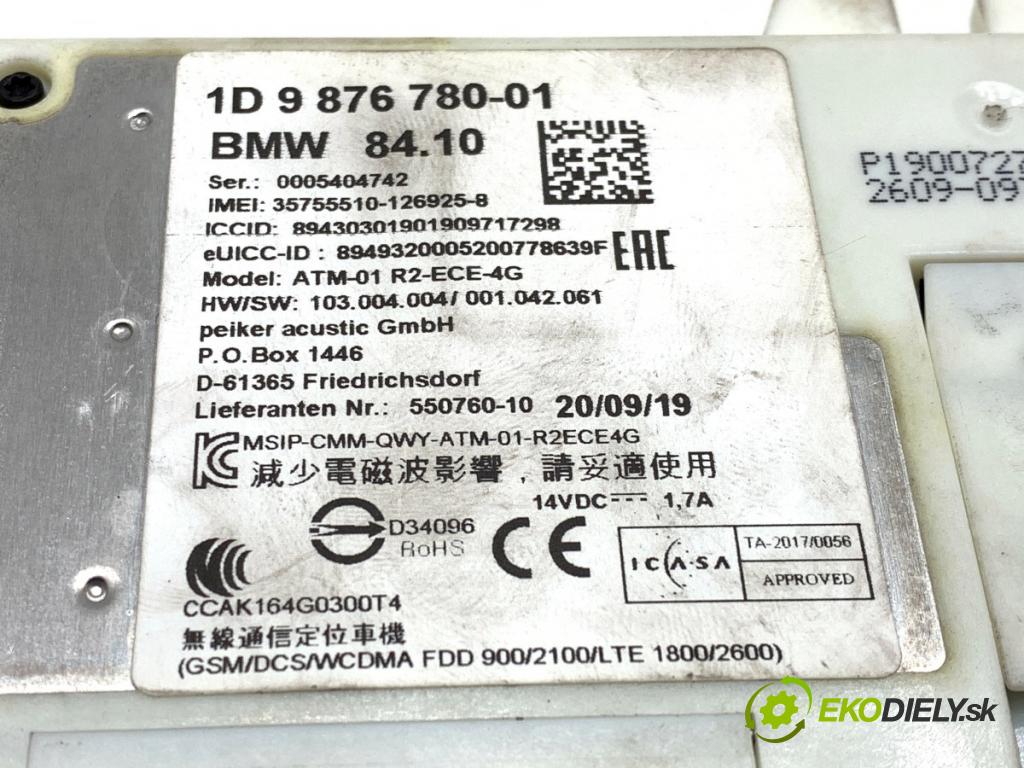 BMW F39 SUV 2019 103 kW sDrive 18 i 1499 Modul TELEMATIC 9876780
