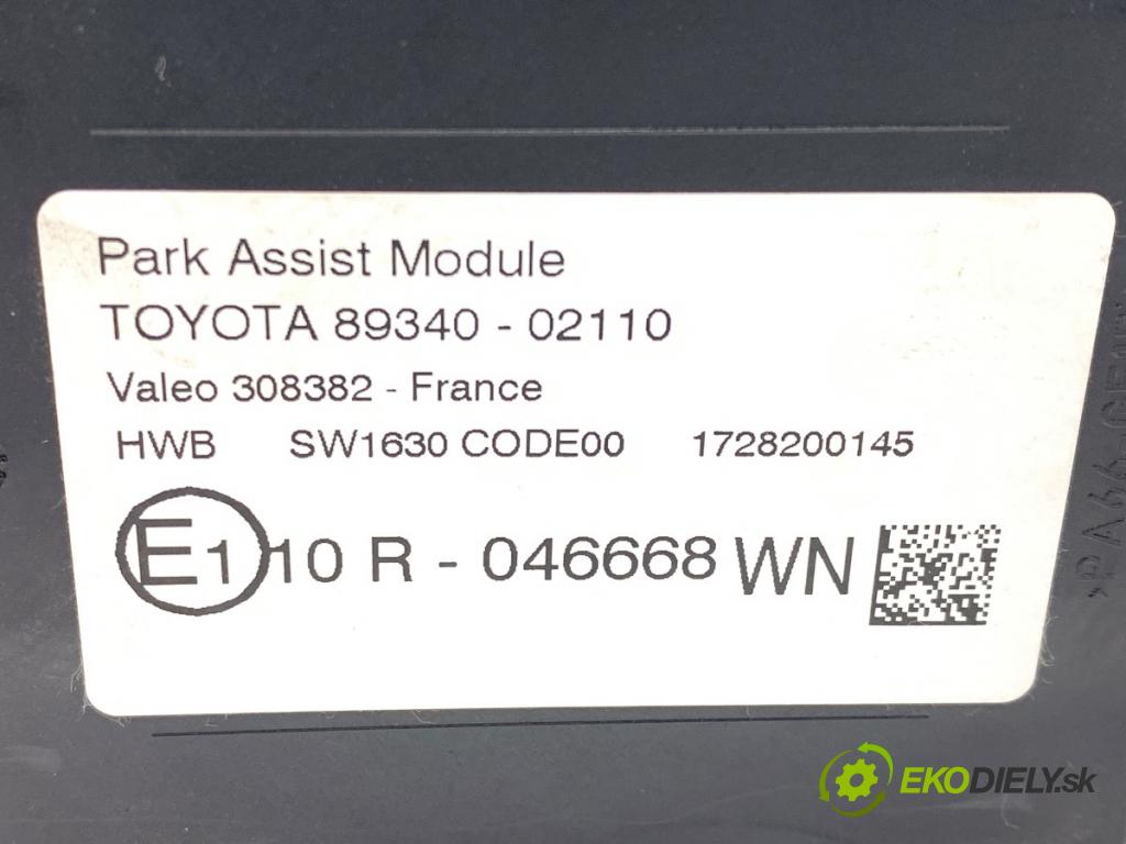 TOYOTA AURIS II Kombi 2017 73 kW 1.8 Hybrid (ZWE186_) 1798 Modul PDC 89340-02110 (Riadiaca jednotka ostatné)