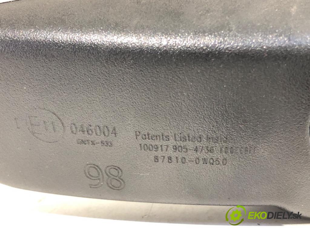 TOYOTA AURIS II Kombi 2017 73 kW 1.8 Hybrid (ZWE186_) 1798 Spätné zrkadlo vnútorné 87810-0WQ50 (Spätné zrkadlo vnútorné)