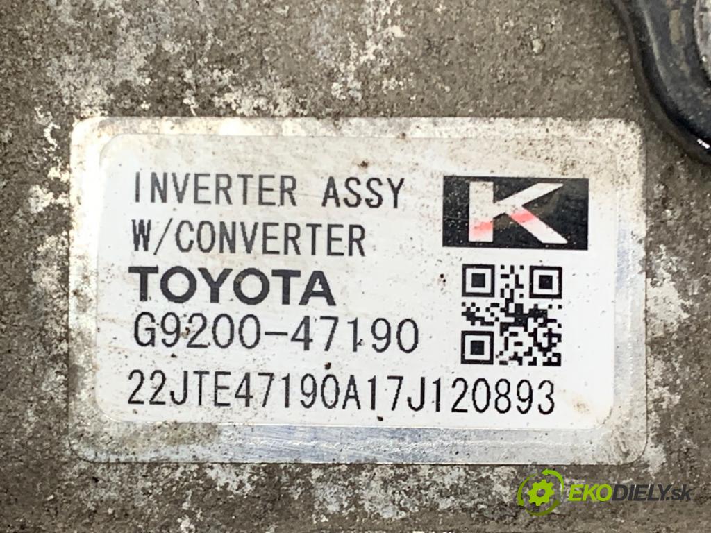 TOYOTA AURIS II Kombi 2017 73 kW 1.8 Hybrid (ZWE186_) 1798 konvertor INVERTOR: G9200-47190
