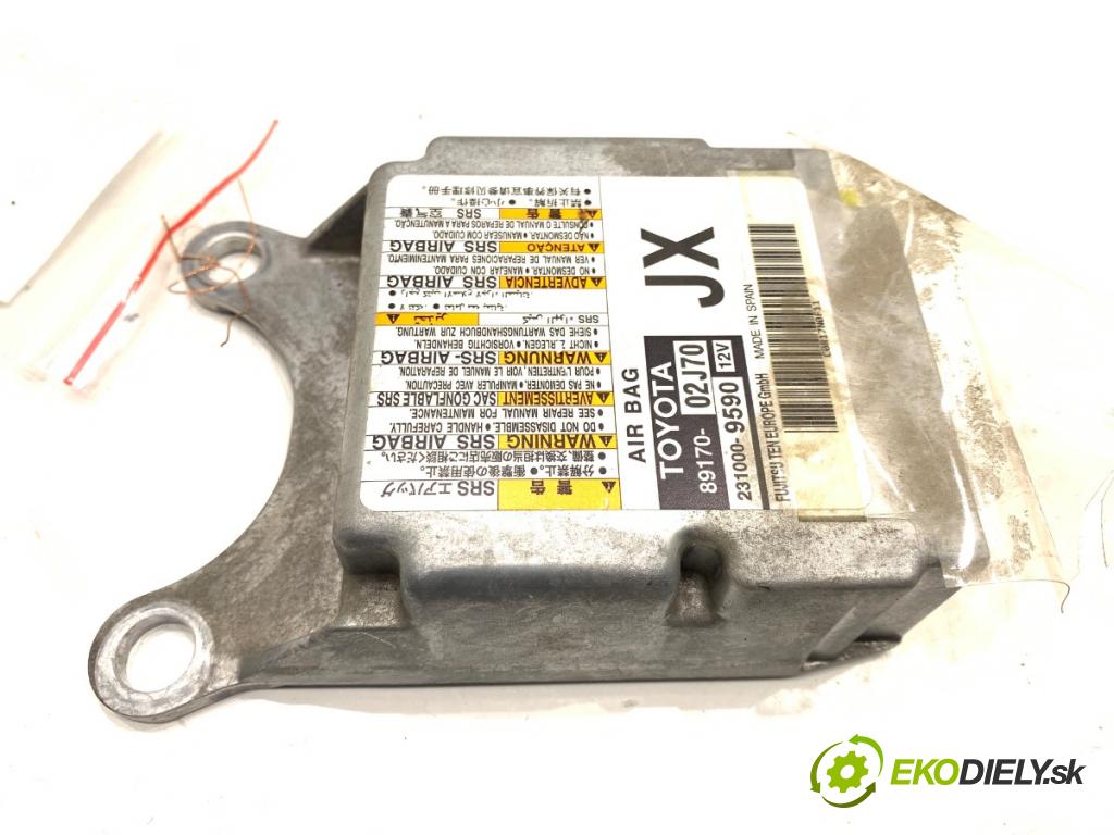 TOYOTA AURIS II Kombi 2017 73 kW 1.8 Hybrid (ZWE186_) 1798 senzor airbag 89170-02J70 (Snímač)