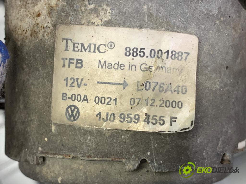 SEAT LEON I liftback 2001 66 kW 1.9 TDI 1896 Ventilátor chladiča 1J0959455F (Ventilátor)