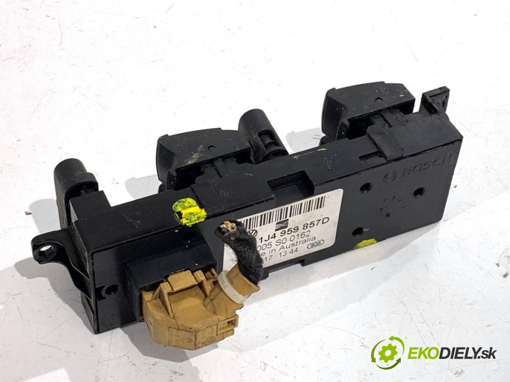 SEAT LEON I liftback 2001 66 kW 1.9 TDI 1896 Prepínač okien 1J4959857D (Prepínacie páčky pod volantom)