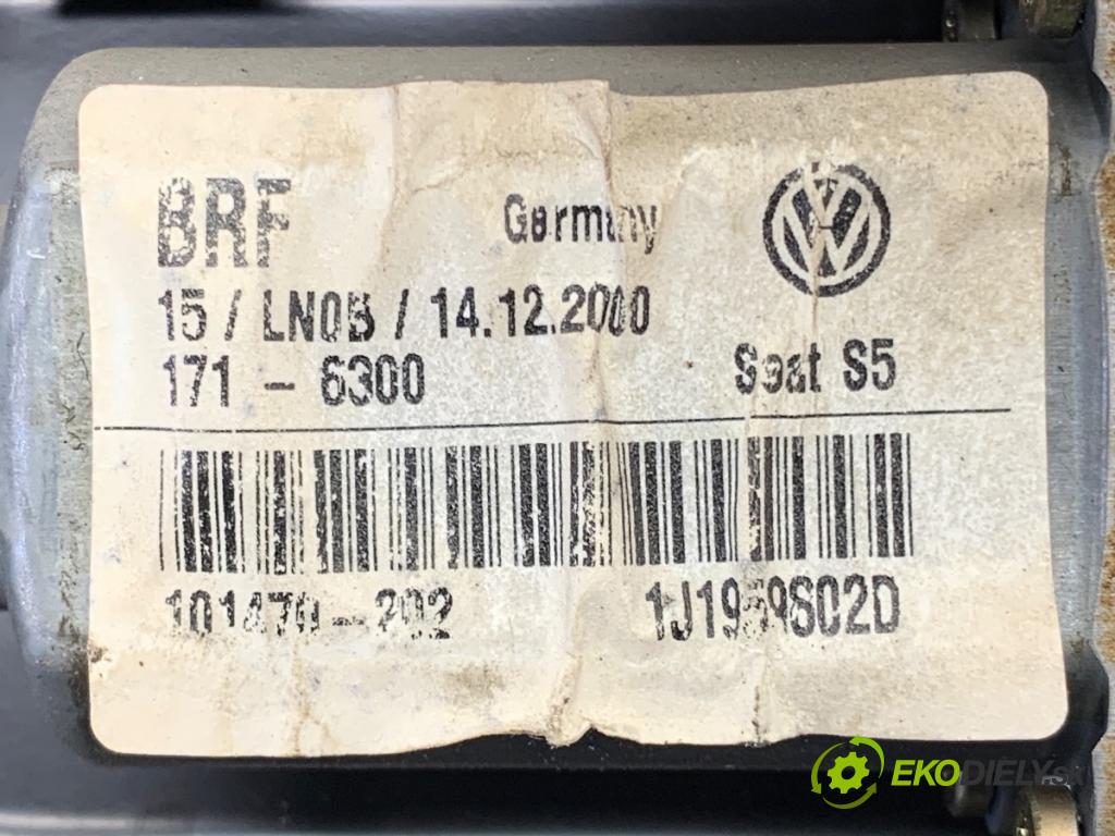 SEAT LEON I liftback 2001 66 kW 1.9 TDI 1896 Mechanizmus okna pravy predný 1J1959802D