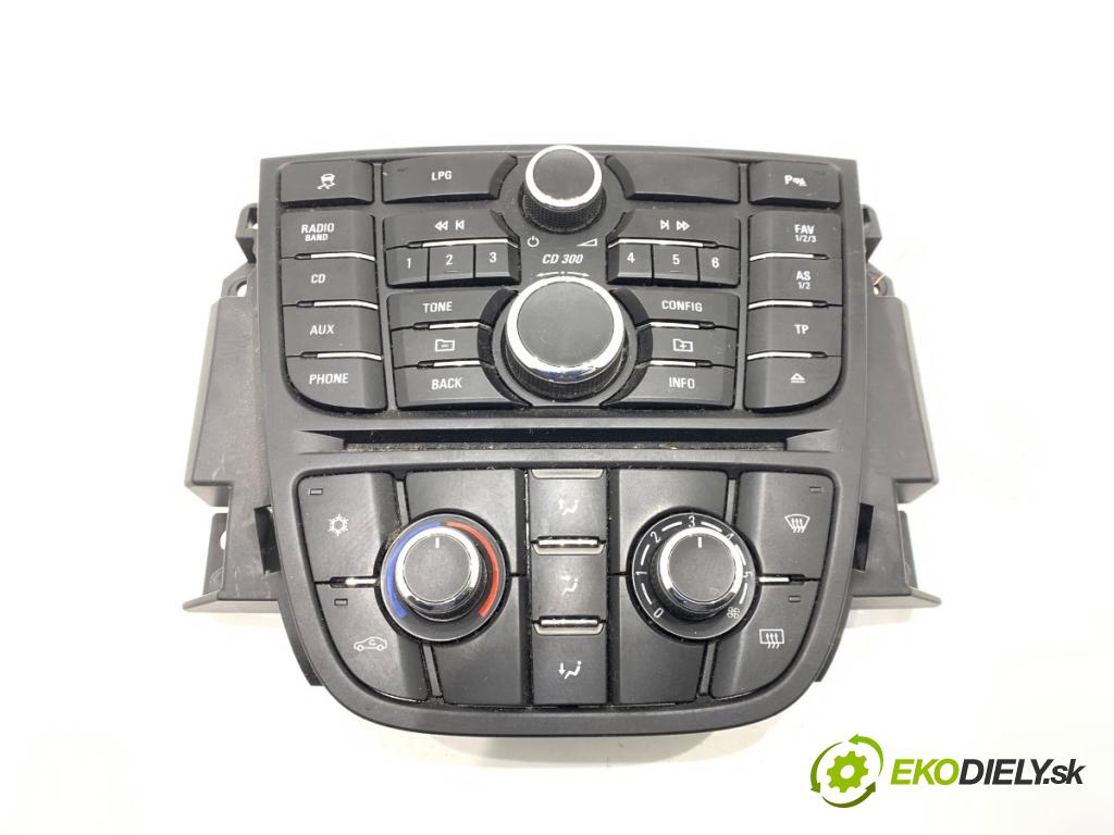 OPEL MERIVA B nadwozie wielkoprzestrzenne (MPV) 2015 88 kW 1.4 LPG (75) 1364 Panel ovládania kúrenia 13362778 (Prepínacie páčky pod volantom)