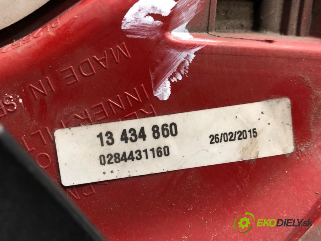 OPEL MERIVA B nadwozie wielkoprzestrzenne (MPV) 2015 88 kW 1.4 LPG (75) 1364 Svetlo pravy zad 0284431160