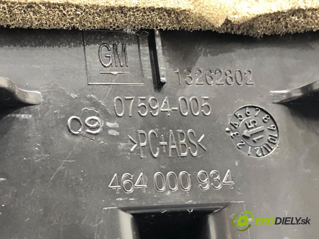 OPEL MERIVA B nadwozie wielkoprzestrzenne (MPV) 2015 88 kW 1.4 LPG (75) 1364 Mriežky kúrenia predný stredna 13262802