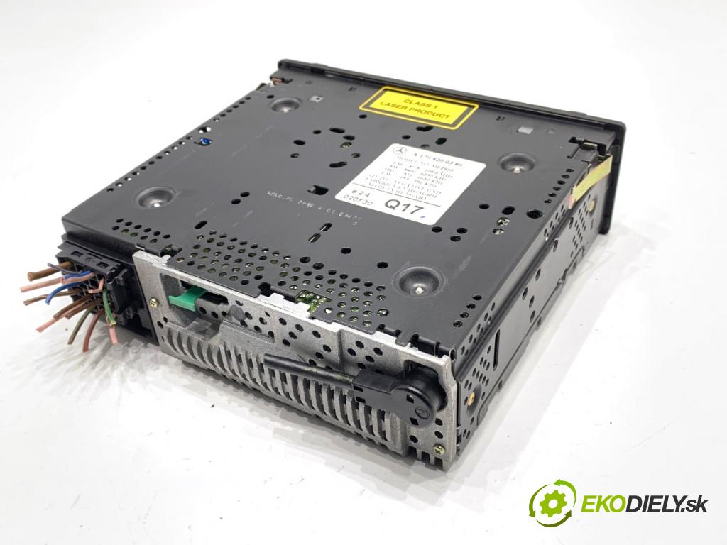 MERCEDES-BENZ W168 liftback 2004 70 kW A 170 CDI (168.009, 168.109) 1689 RADIO A1708200386 (Audio zariadenie)