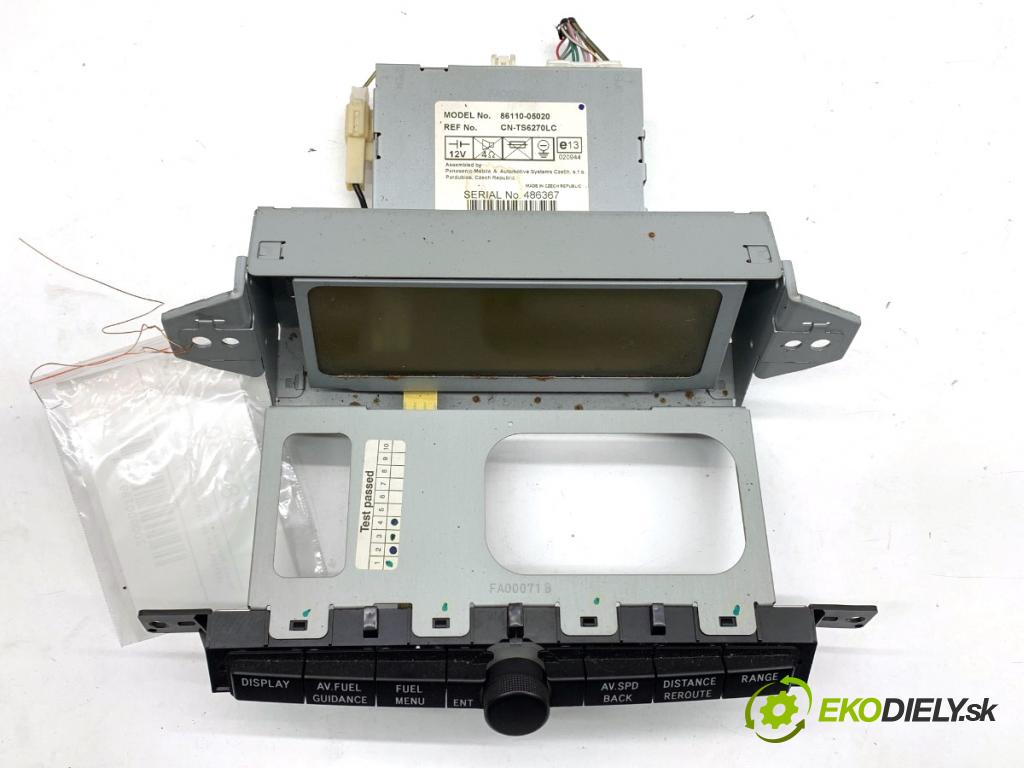 TOYOTA AVENSIS T25 liftback 2005 95 kW 1.8 (ZZT251_) 1794 Dislpej 86110-05020 (Prístrojová doska)