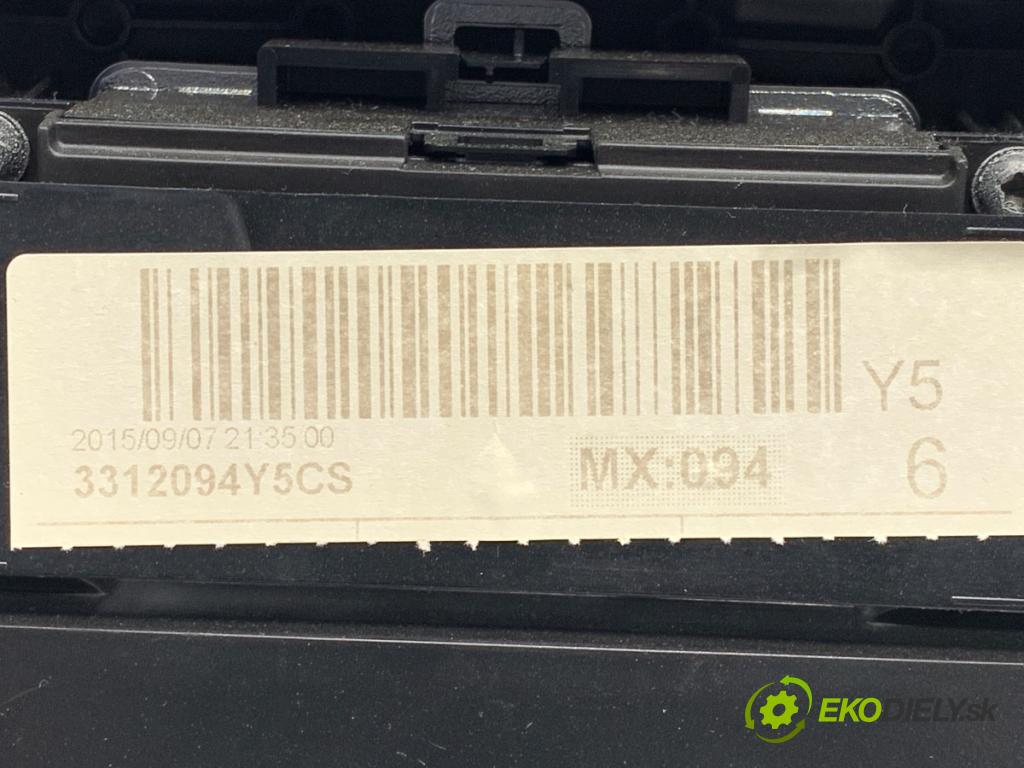 VOLVO V40 liftback 2015 88 kW D2 1969 Panel ovládania kúrenia  (Prepínacie páčky pod volantom)