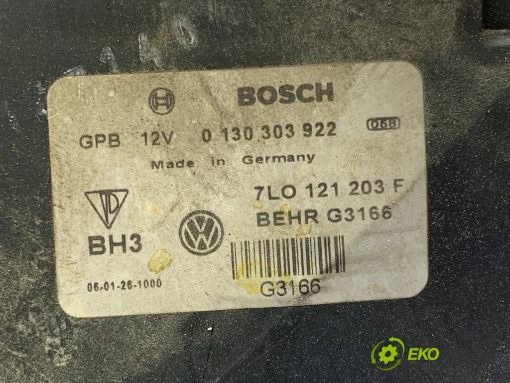 VW TOUAREG SUV 2006 206 kW 3.6 V6 FSI 3597 Ventilátor chladiča 7L0121203F 0130303922 (Ventilátor)