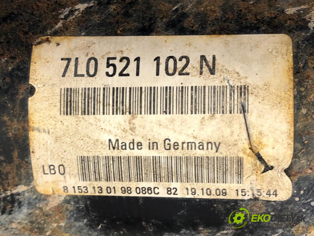 VW TOUAREG SUV 2006 206 kW 3.6 V6 FSI 3597 Kardaň, hriadeľ hnací zad 7L0521102N (Kardaňový hriadeľ)