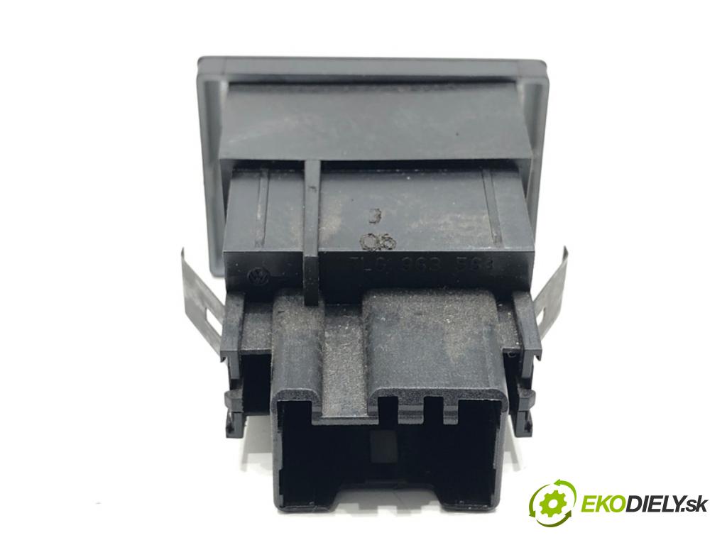 VW TOUAREG SUV 2006 206 kW 3.6 V6 FSI 3597 Prepínač ohrievania, vyhrievania sedačky 7L6963563 (Prepínacie páčky pod volantom)