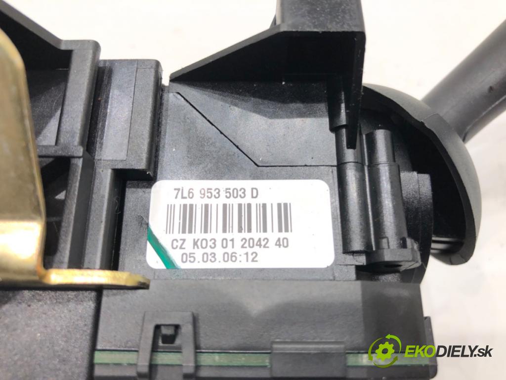 VW TOUAREG SUV 2006 206 kW 3.6 V6 FSI 3597 Prepínač kombinovaný 7L6953503D 7L6953549H (Prepínacie páčky pod volantom)