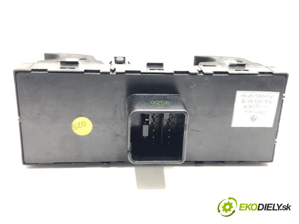 VW TOUAREG SUV 2006 206 kW 3.6 V6 FSI 3597 Prepínač okien 7L6959857E (Prepínacie páčky pod volantom)