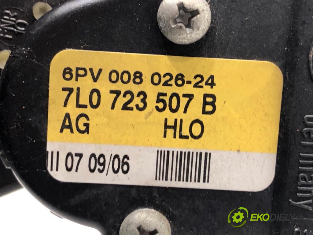 VW TOUAREG SUV 2006 206 kW 3.6 V6 FSI 3597 Potenciometer plynu 7L0723507B (Potenciometer plynového pedálu)