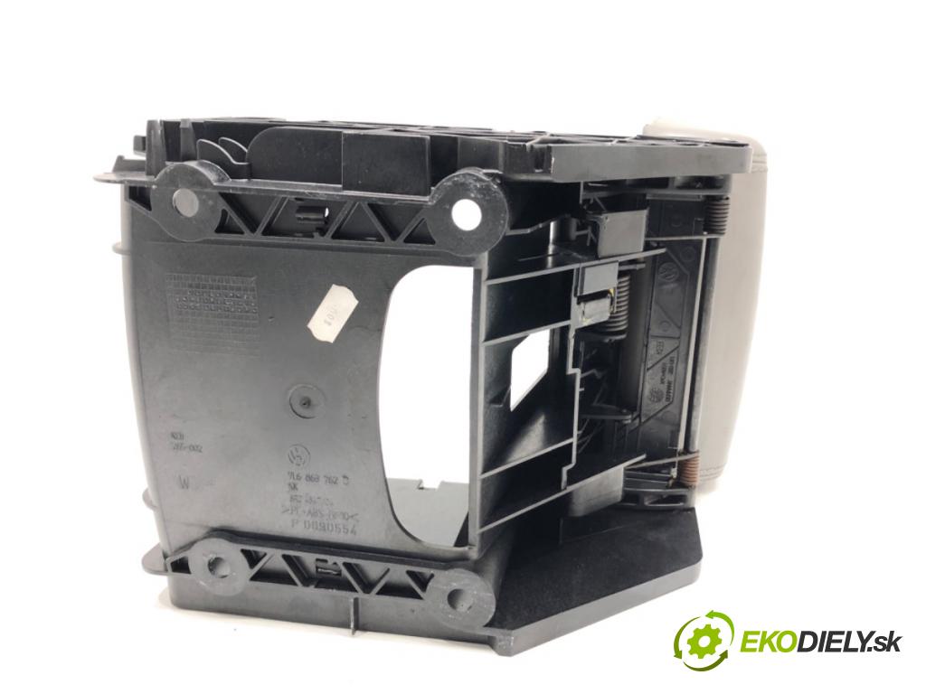 VW TOUAREG SUV 2006 206 kW 3.6 V6 FSI 3597 Lakťová opierka 7L6863762D (Lakťová opierka)