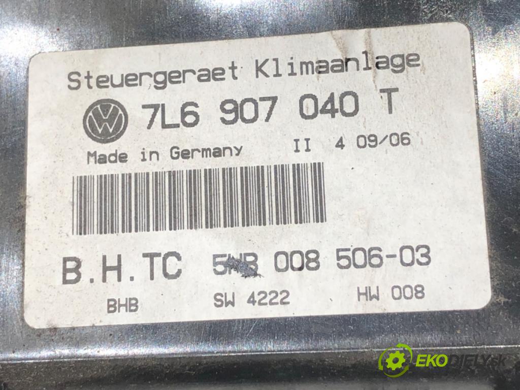 VW TOUAREG SUV 2006 206 kW 3.6 V6 FSI 3597 Panel ovládania kúrenia 7L6907040T (Prepínacie páčky pod volantom)