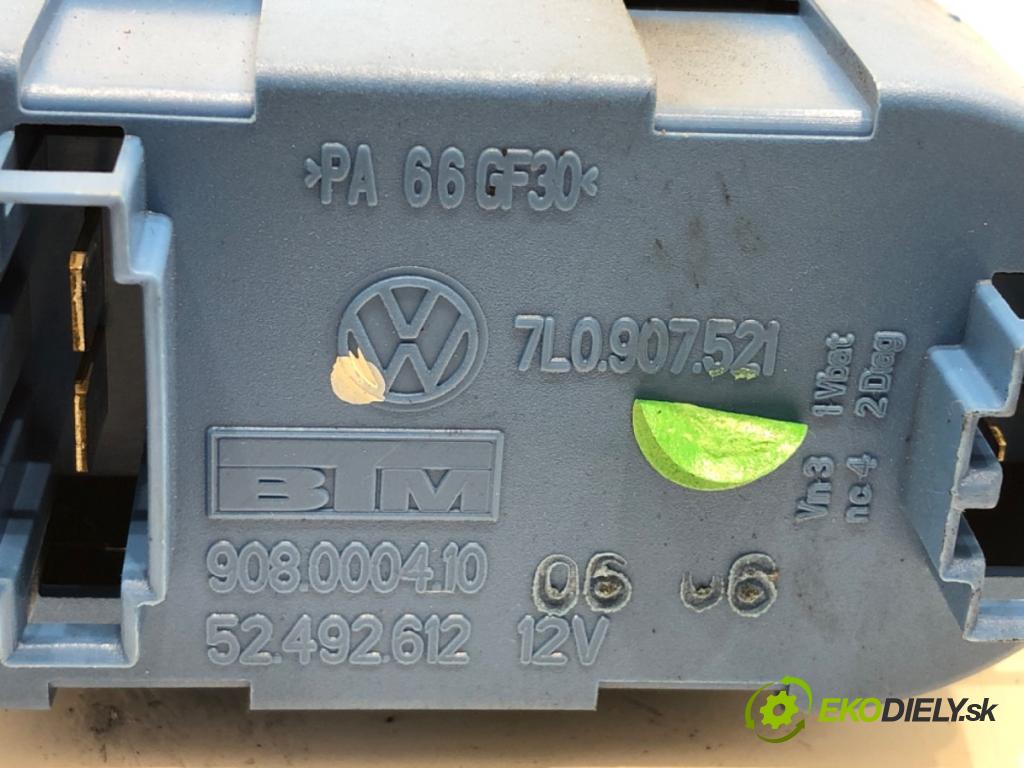 VW TOUAREG SUV 2006 206 kW 3.6 V6 FSI 3597 odpor rezistor topení vzduchu 7L0907521 (Odpor topení)