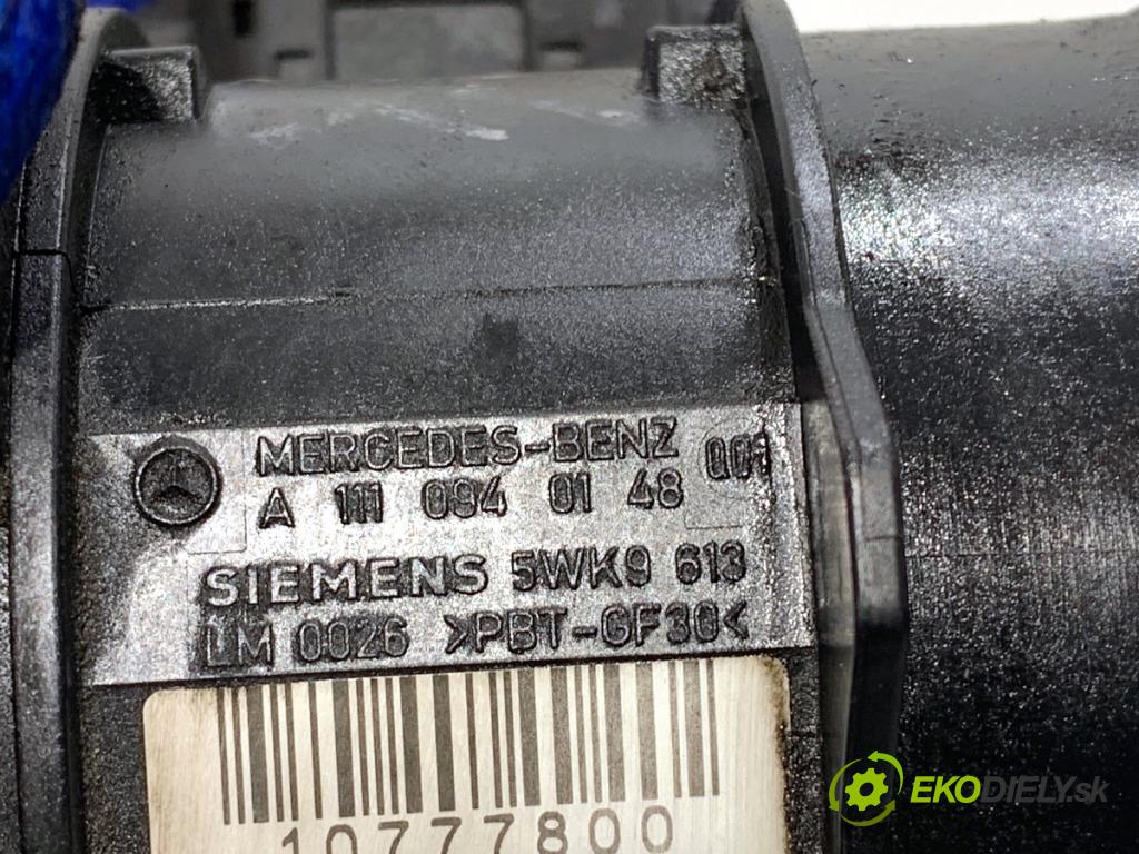 MERCEDES-BENZ W203 sedan 2000 120 kW C 200 Kompressor (203.045) 1998 Váha vzduchu A1110940148 (Váha vzduchu)