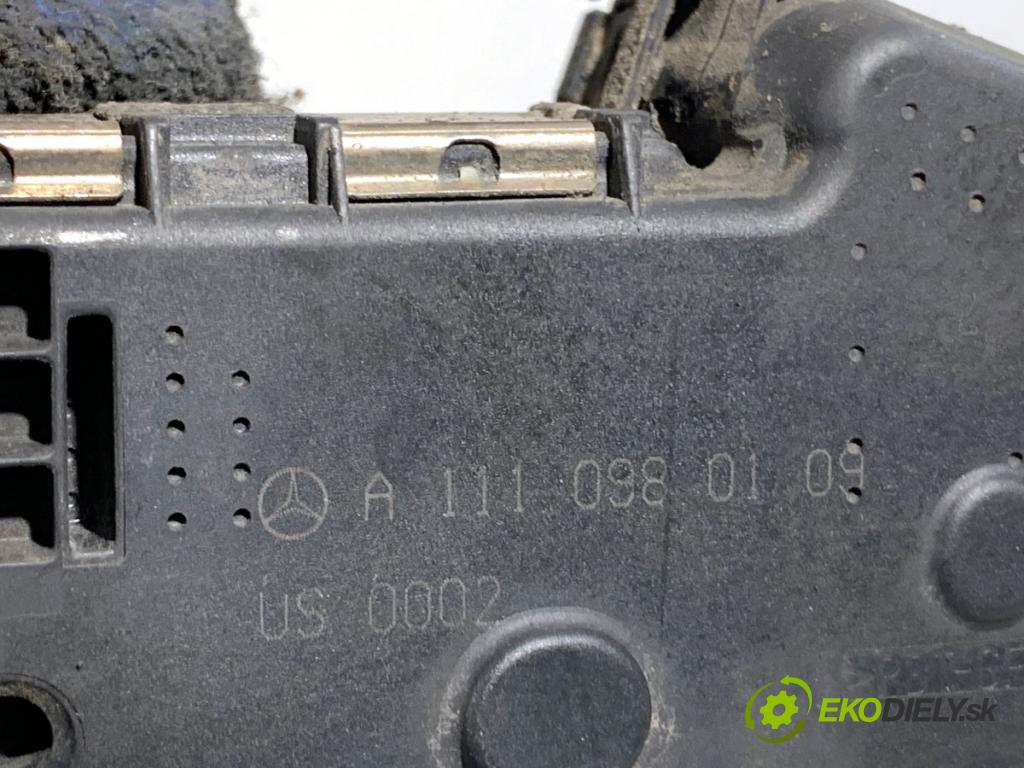 MERCEDES-BENZ W203 sedan 2000 120 kW C 200 Kompressor (203.045) 1998 Škrtiaca klapka A1110980109 (Škrtiaca klapka)