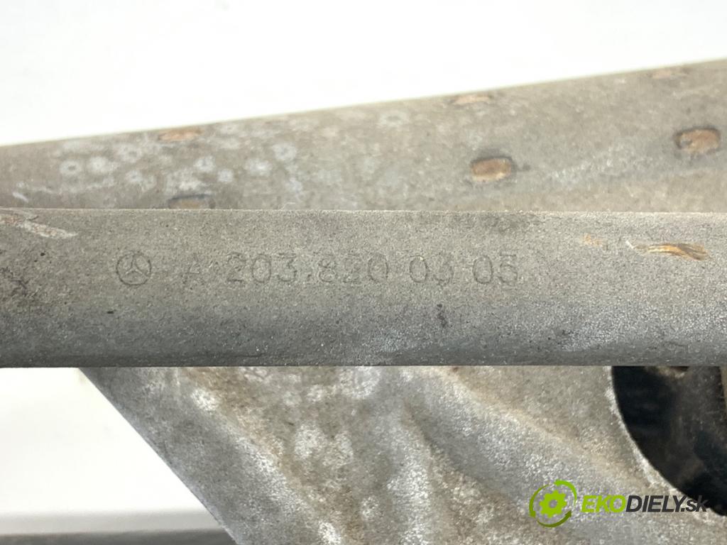 MERCEDES-BENZ W203 sedan 2000 120 kW C 200 Kompressor (203.045) 1998 Mechanizmus stieračov predný A2038200342 (Motorček stieračov predný)