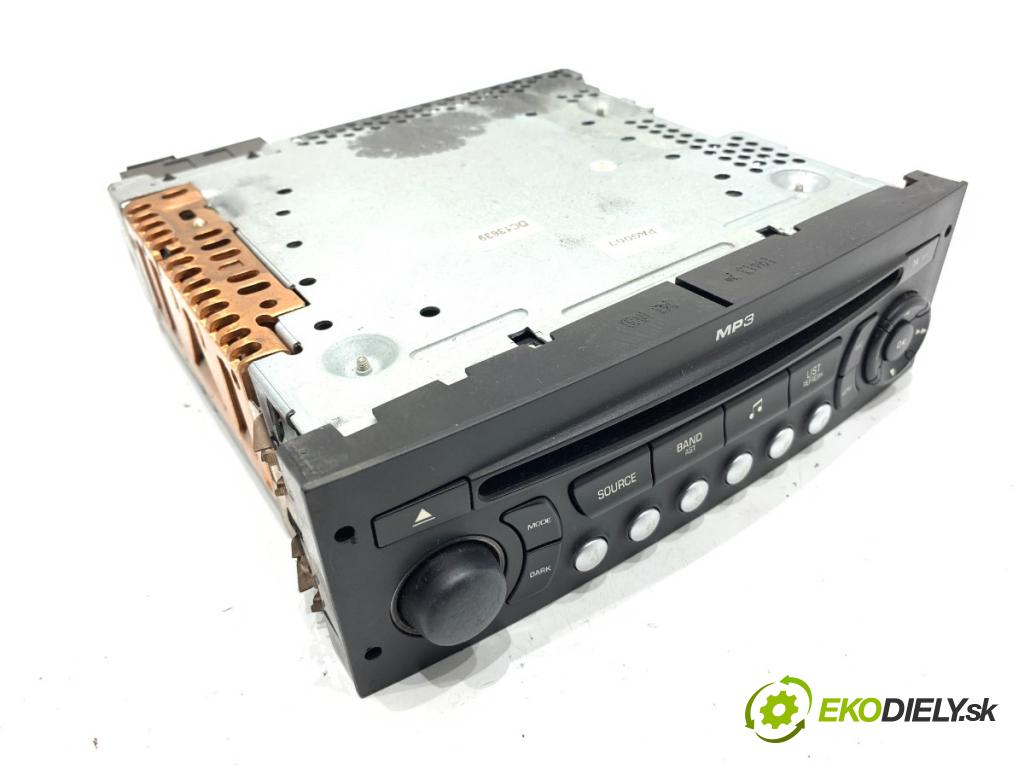 PEUGEOT 207 liftback 2007 80 kW 1.6 HDi 1560 RADIO 96643699XT (Audio zariadenie)