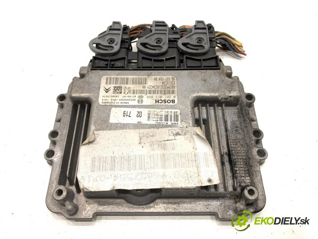 PEUGEOT 207 liftback 2007 80 kW 1.6 HDi 1560 riadiaca jednotka Motor 9653958980 (Riadiaca jednotka)