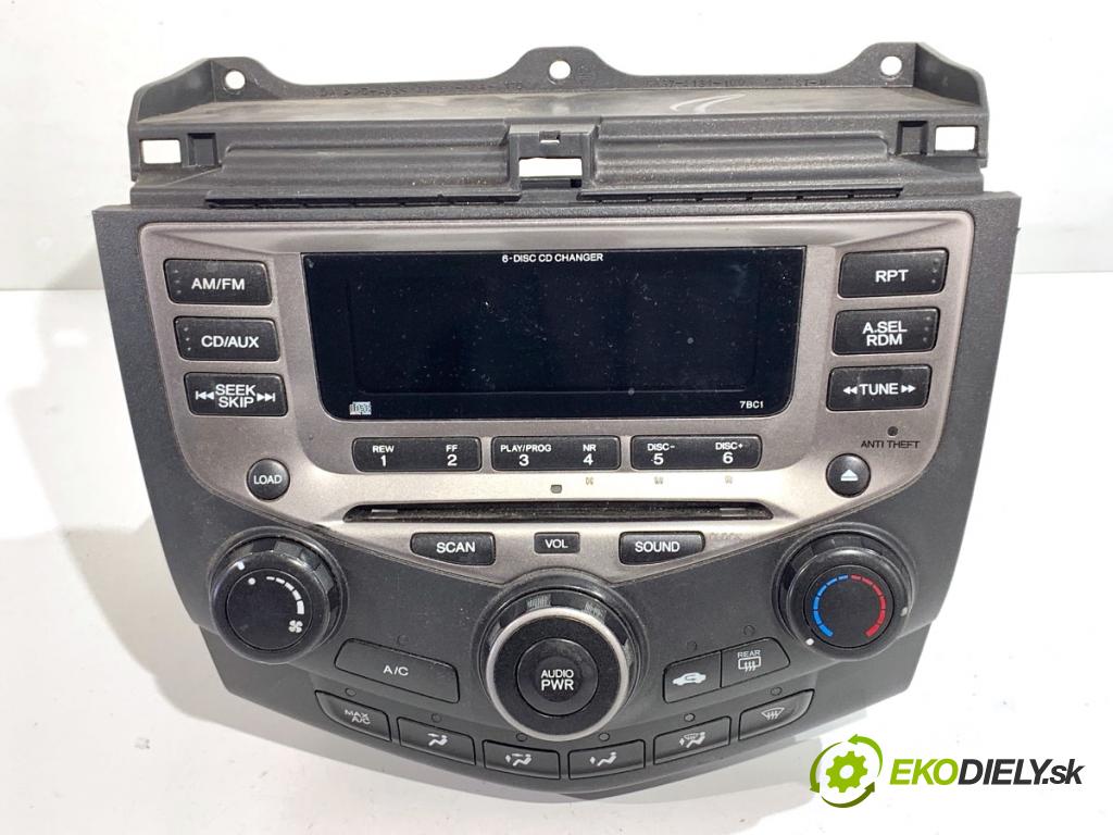 HONDA ACCORD VII sedan 2007 118 kW 2.4 Vtec E (CM5) 2354 RADIO 39175-SDA-A120-M2 (Audio zariadenie)