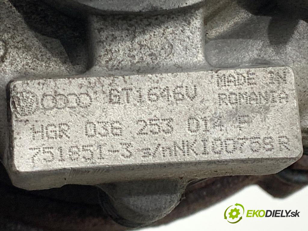 VW TOURAN nadwozie wielkoprzestrzenne (MPV) 2006 77 kW 1.9 TDI 1896 Turbodúchadlo,turbo 03G253014F (Turbodúchadlo (kompletné))