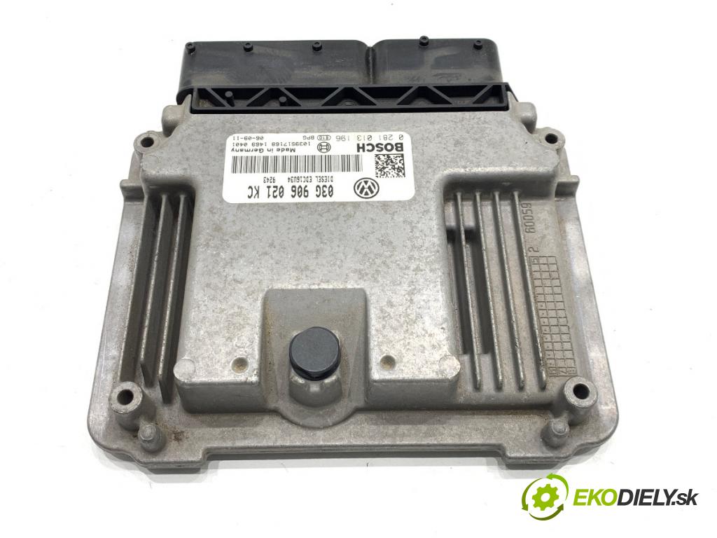 VW TOURAN nadwozie wielkoprzestrzenne (MPV) 2006 77 kW 1.9 TDI 1896 riadiaca jednotka Motor 03G906021KC (Riadiaca jednotka)