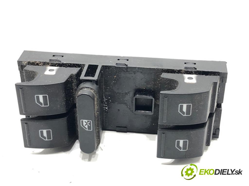 VW TOURAN nadwozie wielkoprzestrzenne (MPV) 2006 77 kW 1.9 TDI 1896 Prepínač okien 1K4959857A (Prepínacie páčky pod volantom)