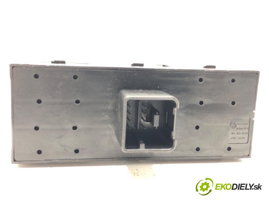 VW TOURAN nadwozie wielkoprzestrzenne (MPV) 2006 77 kW 1.9 TDI 1896 Prepínač okien 1K4959857A (Prepínacie páčky pod volantom)