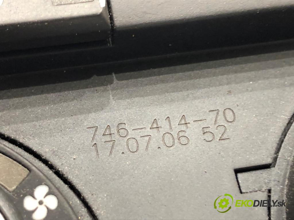 VW TOURAN nadwozie wielkoprzestrzenne (MPV) 2006 77 kW 1.9 TDI 1896 Panel ovládania kúrenia  (Prepínacie páčky pod volantom)