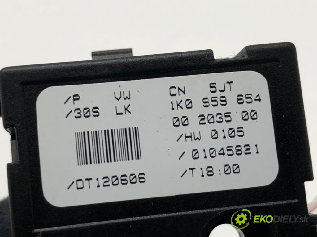 VW TOURAN nadwozie wielkoprzestrzenne (MPV) 2006 77 kW 1.9 TDI 1896 Snímač uhlu uhlu 1K0959654