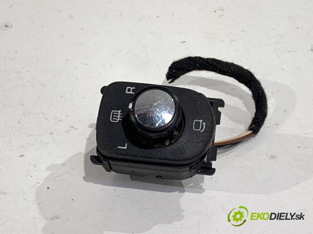 VW TOUAREG SUV 2006 206 kW 3.6 V6 FSI 3597 Prepínač nastavenia spätných zrkadiel 7L6959565J (Prepínacie páčky pod volantom)