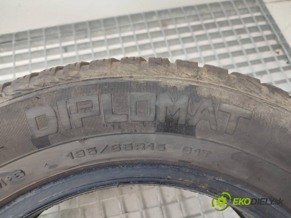 --- --- PNEUMATIKY: zima 2X 195/65 15" DIPLOMAT: