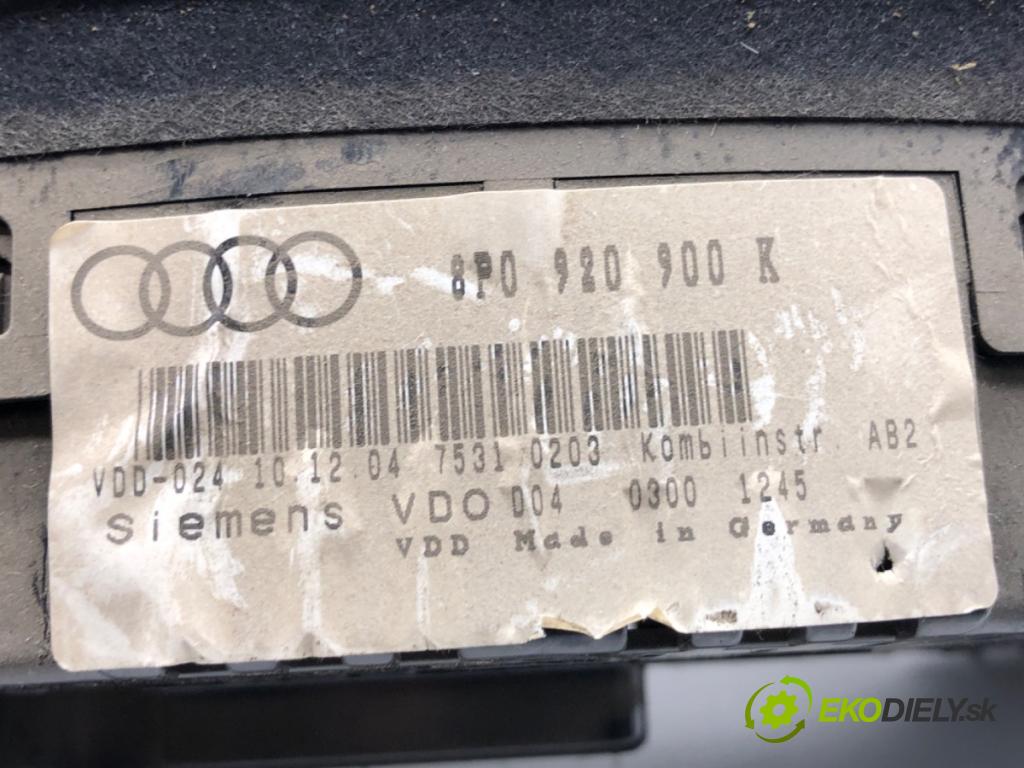 AUDI A3 8P liftback 2005 77 kW 1.9 TDI 1896 Prístrojovka 8P0920900K (Prístrojová doska)