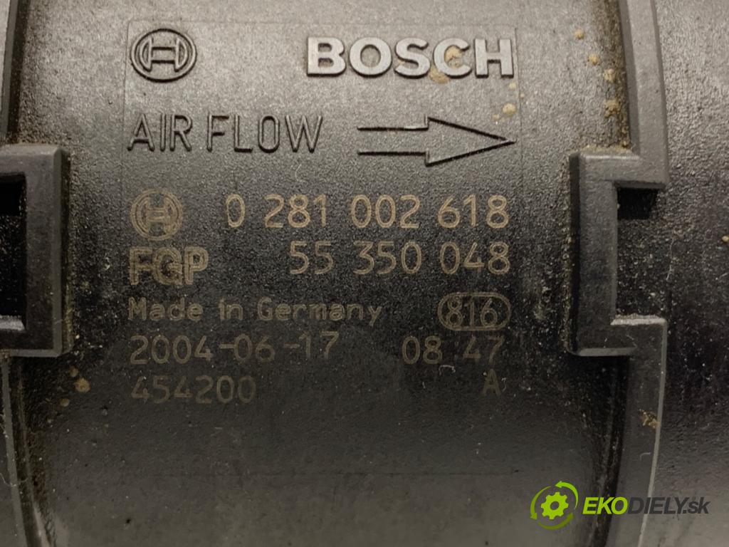 OPEL ASTRA H liftback 2005 74 kW 1.7 CDTI (L48) 1686 Váha vzduchu 0281002618 55350048 (Váha vzduchu)