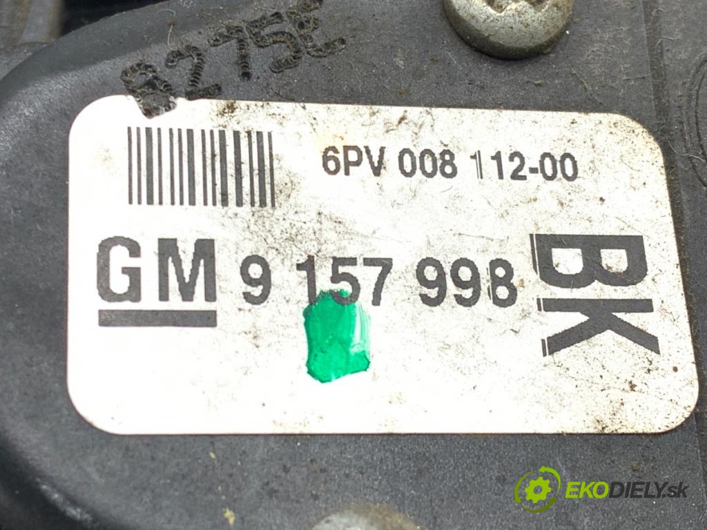 OPEL ASTRA H liftback 2005 74 kW 1.7 CDTI (L48) 1686 potenciometr plynového pedálu 9157998 (Potenciometr plynového pedálu)