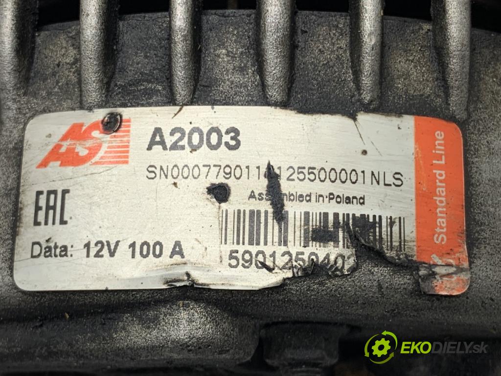 OPEL ASTRA H liftback 2005 74 kW 1.7 CDTI (L48) 1686 Alternátor  (Alternátor)