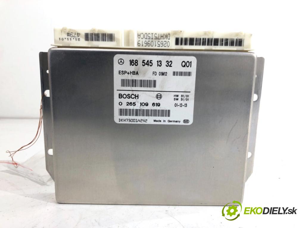 MERCEDES-BENZ W168 liftback 2002 60 kW A 140 (168.031, 168.131) 1397 riadiaca jednotka Motor 1685451332 (Riadiaca jednotka)