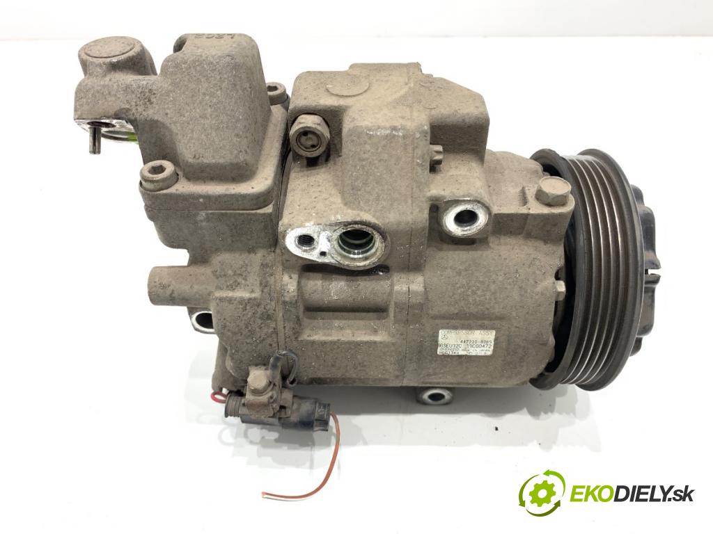 MERCEDES-BENZ W168 liftback 2002 60 kW A 140 (168.031, 168.131) 1397 kompresor klimatizace 447220-8365 (Kompresor klimatizace)