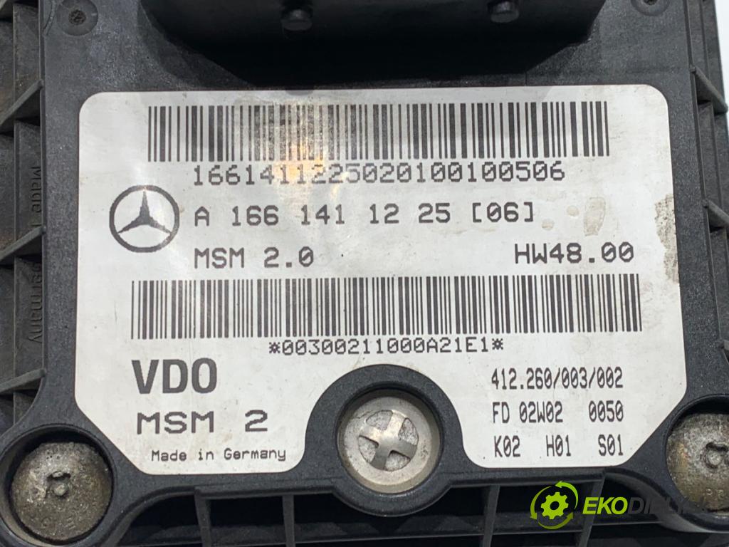 MERCEDES-BENZ W168 liftback 2002 60 kW A 140 (168.031, 168.131) 1397 Škrtiaca klapka A1661411225 (Škrtiaca klapka)