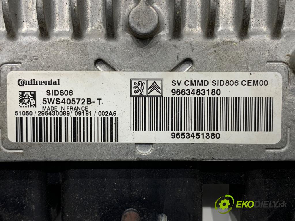 CITROEN C2 liftback 2009 50 kW 1.4 HDi 1398 riadiaca jednotka Motor 9663483180 (Riadiaca jednotka)