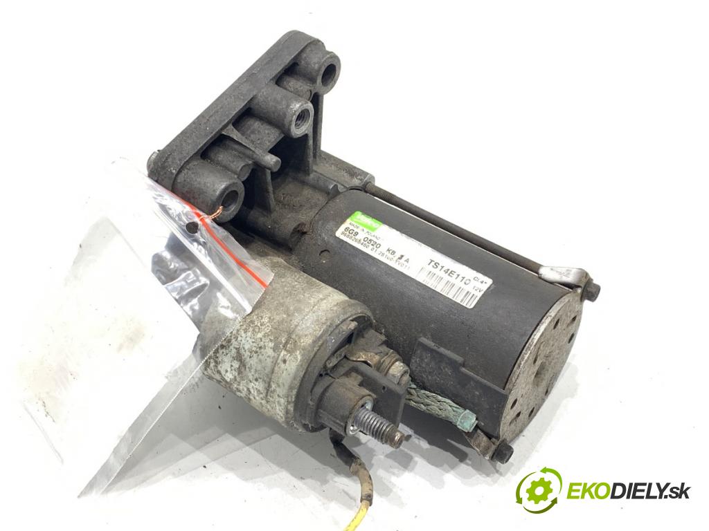 CITROEN C2 liftback 2009 50 kW 1.4 HDi 1398 startér 9688268480 (Startér)