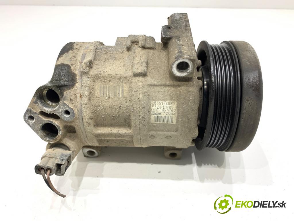 FIAT GRANDE PUNTO liftback 2006 57 kW 1.4 (199AXB11, 199AXB1A, 199BXB1A, 199AXL1A) 1368 kompresor klimatizace 55194880 (Kompresor klimatizace)