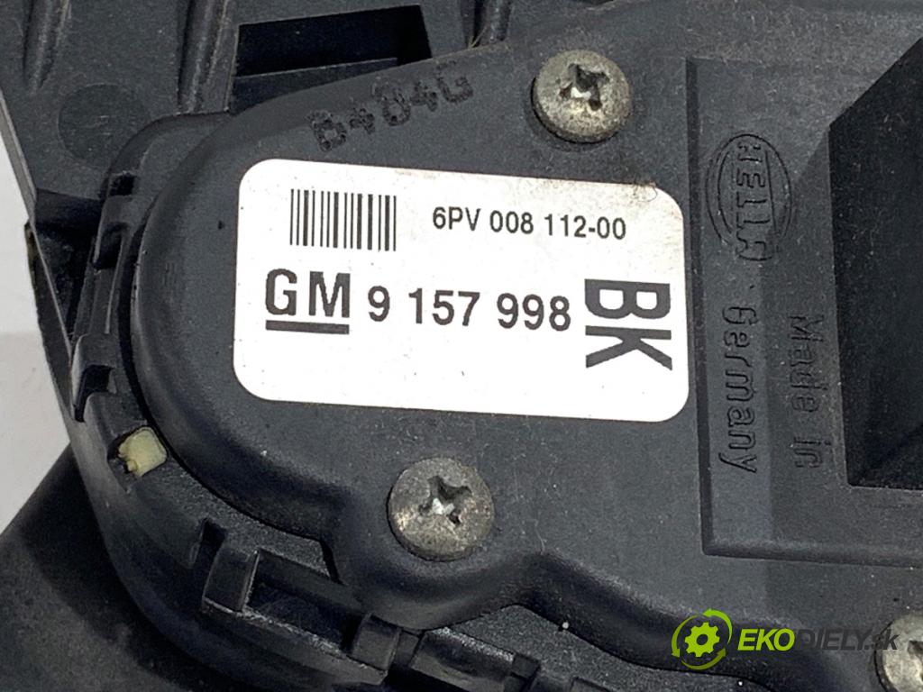 OPEL ASTRA H Kombi 2004 74 kW 1.7 CDTI (L35) 1686 Potenciometer plynu 9157998 (Potenciometer plynového pedálu)